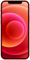 Refurbished Red Apple iPhone 12 5G 64GB on giffgaff