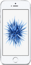 Refurbished White Apple iPhone SE 64GB on Three